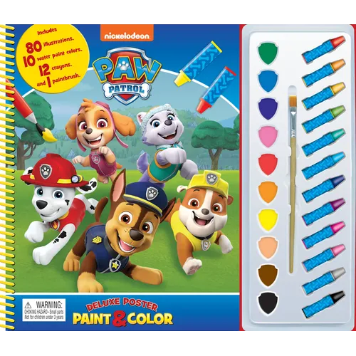 Paw Patrol Deluxe Poster Paint & Color