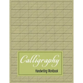 Calligraphy Handwriting Workbook: Practice Paper Slanted Grid - Green