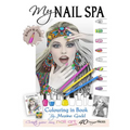 My Nail Spa color-in book: Learn too be a nail artist