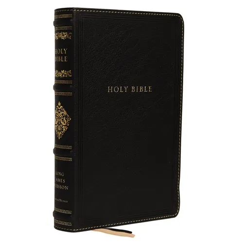Kjv, Sovereign Collection Bible, Personal Size, Genuine Leather, Black, Red Letter Edition, Comfort Print: Holy Bible, King James Version
