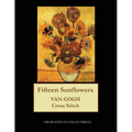 Fifteen Sunflowers: Van Gogh cross stitch pattern