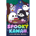 Spooky Kawaii Coloring Book: Mini Halloween Coloring Book For Kids