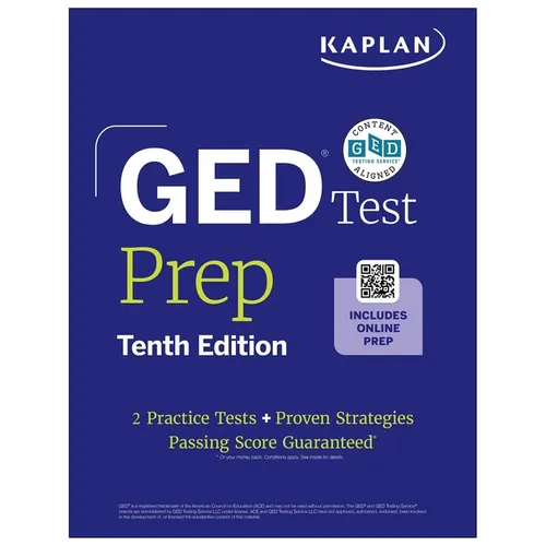 GED Test Prep, Tenth Edition (2026): Includes a Diagnostic Pretest, 2 Full Length Practice Tests, 1000+ Practice Questions, and 40+ Online Videos