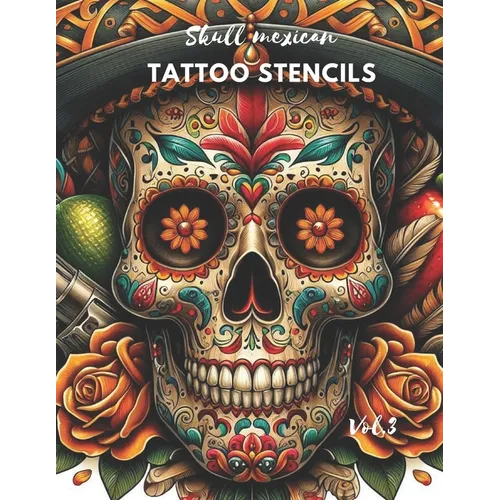 Skull mexican tattoo: Tattoo design