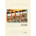 Vintage Lined Notebook Greetings from Paris, Texas