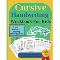 Cursive Handwriting Workbook For Kids: 3 in 1 Writing Practice Book to Master Letters, coloring & Word Search / 112 Pages / 8.5 x 11 / book 5