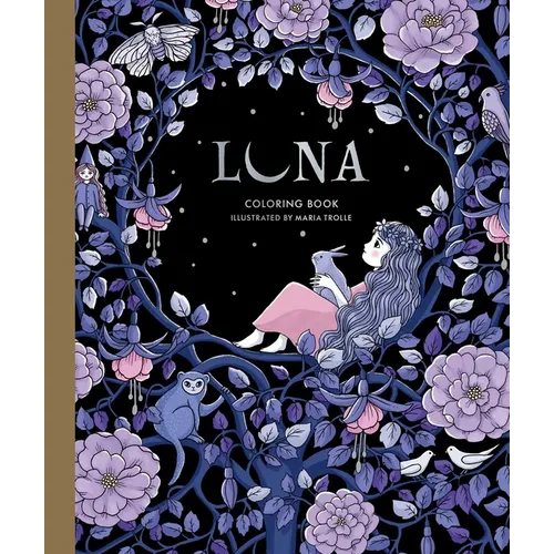Luna Coloring Book: Hardcover Adult Coloring Book Featuring Thick, High-Quality Paper