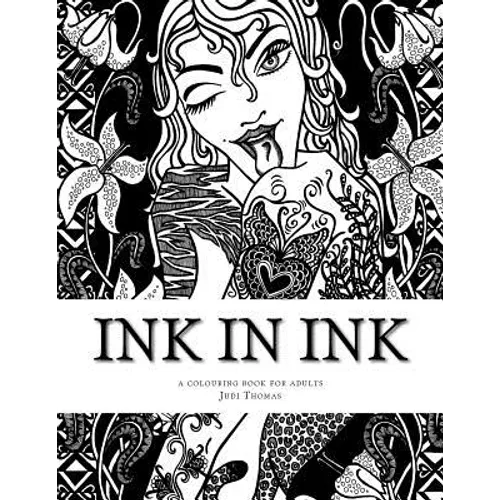 Ink in Ink: A Tattoo inspired adult colouring book