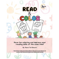 Read & Color: An Educational Coloring Book for Kids Ages 3+ Early Reading, Fun Learning, Color Recognition & Instruction-Following S