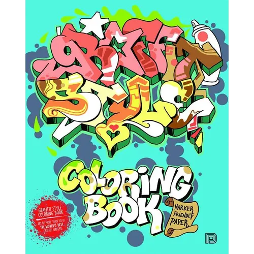 Graffiti Style Coloring Book