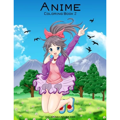 Anime Coloring Book 2