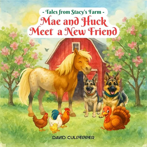 Mae and Huck Meet a New Friend