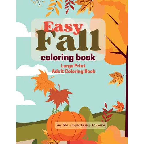 Easy Fall Coloring Book