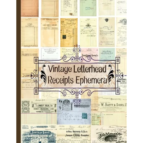 Vintage Letterhead Receipts Ephemera