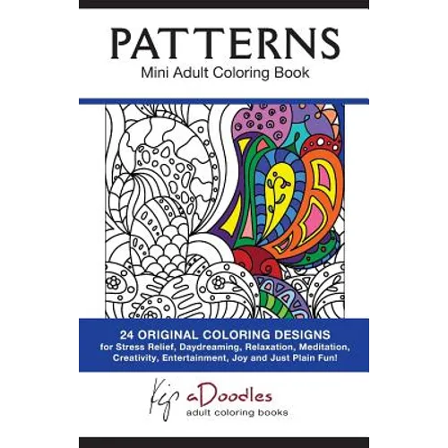 Patterns: Mini Adult Coloring Book