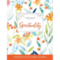 Adult Coloring Journal: Spirituality (Nature Illustrations, Springtime Floral)