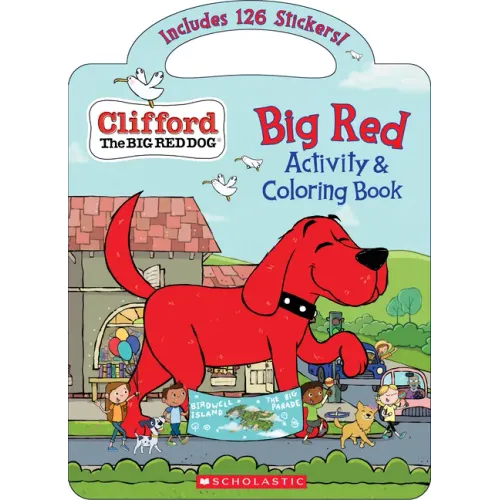Big Red Activity & Coloring Book (Clifford the Big Red Dog)