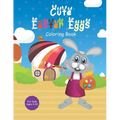 Cute Easter Eggs Coloring Book: Eatser coloring activity book for kids ages 4-10