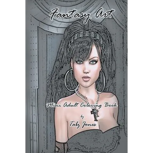 Fantasy Art Mini Adult Coloring Book