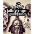 32 Realistic Skull Tattoo Designs: Outlines Included