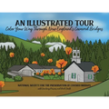 An Illustrated Tour Color Your Way Through New England's Covered Bridges