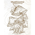 Mushrooms Coloring Book for Grown-Ups 1