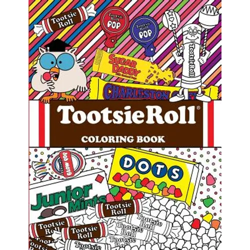 Tootsie Roll Coloring Book: 24 Page Coloring Book