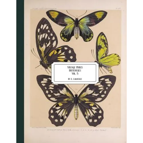 Vintage Prints: Butterflies: Vol. 5