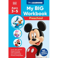 Disney Learning Big Workbook Preschool: Math & English Workbook for Kids Aged 3-5, Curriculum-Based