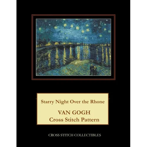 Starry Night Over the Rhone: Van Gogh cross stitch pattern