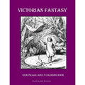 Victorian Fantasy Grayscale Adult Coloring Book