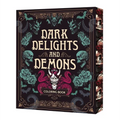 Dark Delights and Demons Coloring Book: Over 150 Macabre Masterpieces to Color with Stunning Sprayed Edges