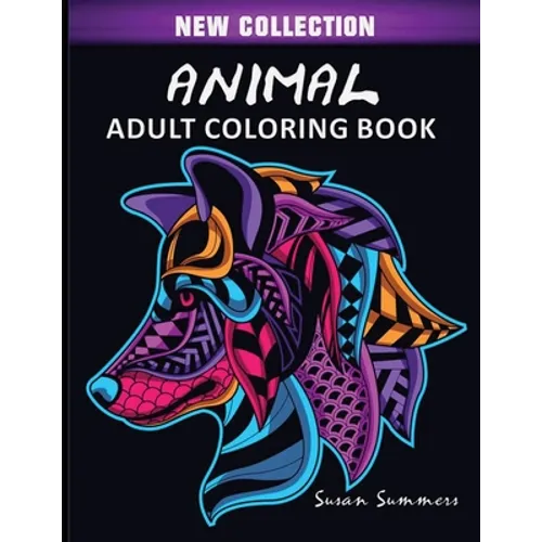 Animal Adult Coloring Book