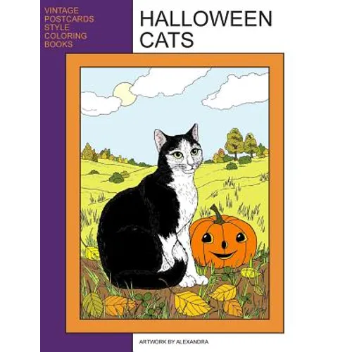 Halloween Cats: Coloring Book