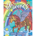 Unicorns Adult Coloring Book Vol 4