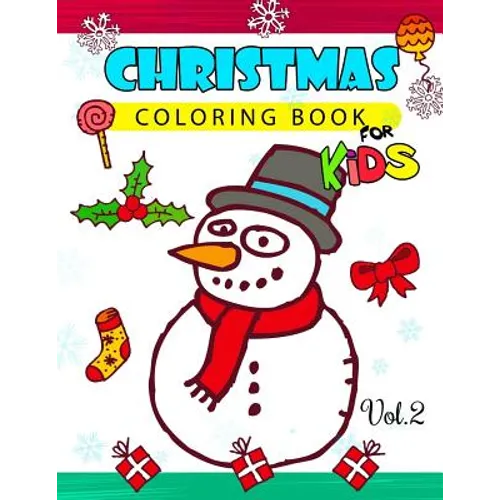 Christmas coloring Books for Kids Vol.2: (Jumbo Coloring Book)