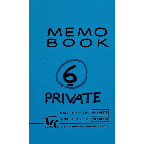 Lee Lozano: Private Book 6