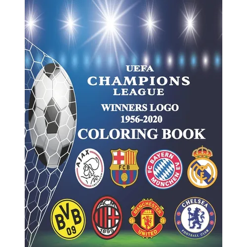 UEFA Champions League Winners Logo 1956-2020 Coloring Book