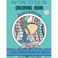 Aquarius Zodiac Sign - Adult Coloring Book