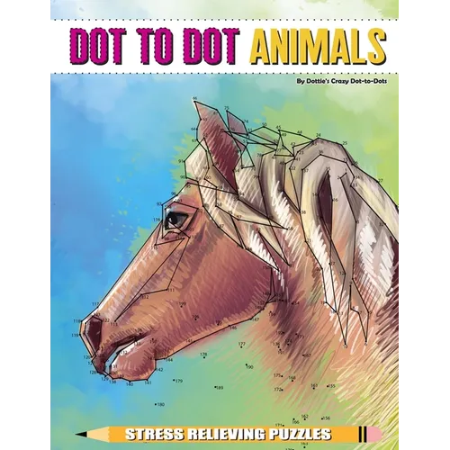Dot to Dot Animals Stress Relieving Puzzles