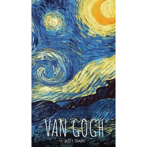 Van Gogh 2021 Diary: Slim Pocket Calendar, Week to View, Monthly Planner, Date Book with Holidays Contacts Passwords