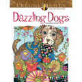Creative Haven Dazzling Dogs Coloring Book