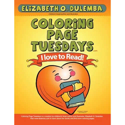 Coloring Page Tuesdays: I Love To Read