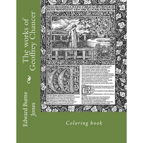 The works of Geoffrey Chaucer: Coloring book