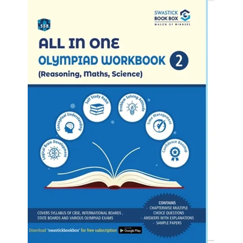 All in One Olympiad Workbook for Reasoning, Maths & Science - Class 2