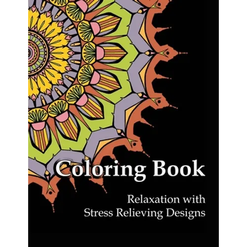 Coloring Book Relaxation with Stress Relieving Designs: Adult Coloring Book Gray lined