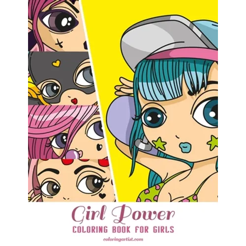 Girl Power Coloring Book for Girls