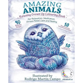 RELAXING Grown Up Coloring Book: Amazing Animals - For Relaxation, Meditation, Stress Relief, Calm And Healing