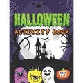 Halloween Activity Book: Cute Monsters Coloring Book Mazes Tracing Shapes Handwriting Practice Learning Workbook for Kids Ages 2-4