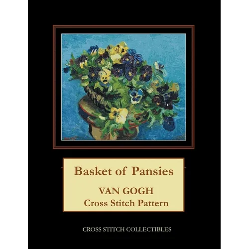 Basket of Pansies: Van Gogh Cross Stitch Pattern